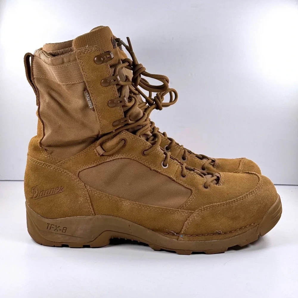 Danner Desert TFX G3 8 Coyote GTX Men's 13 Tan Suede Gore-Tex Tactical Boots